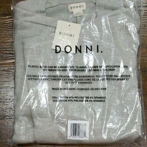 DONNI. Ribbed Sweater Coat